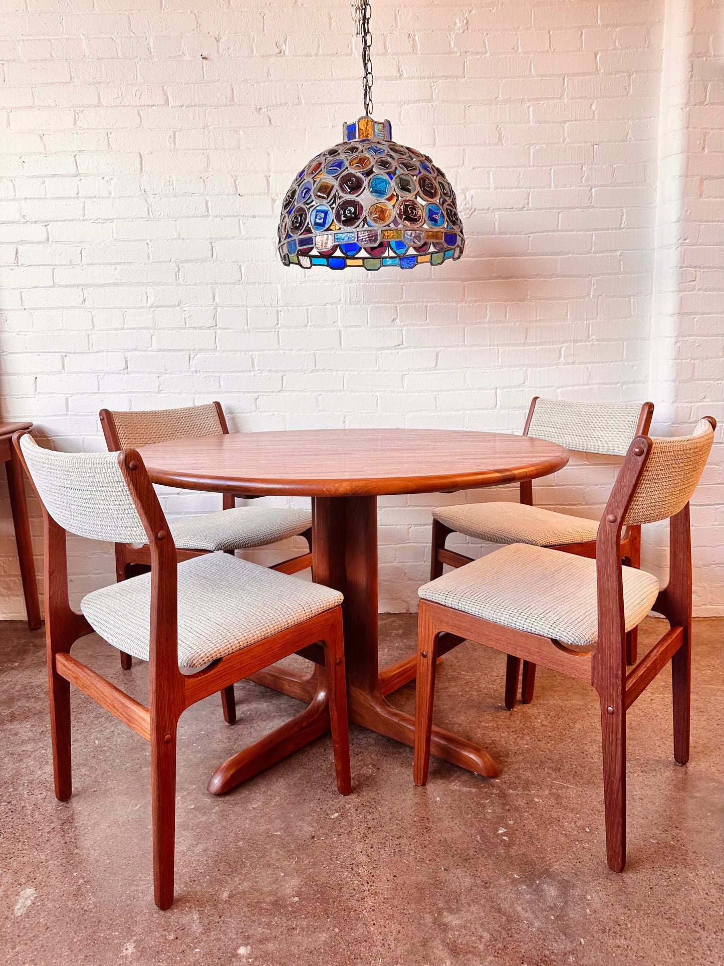 RESTORED TEAK DINETTE TABLE BY SUN FURNITURE
