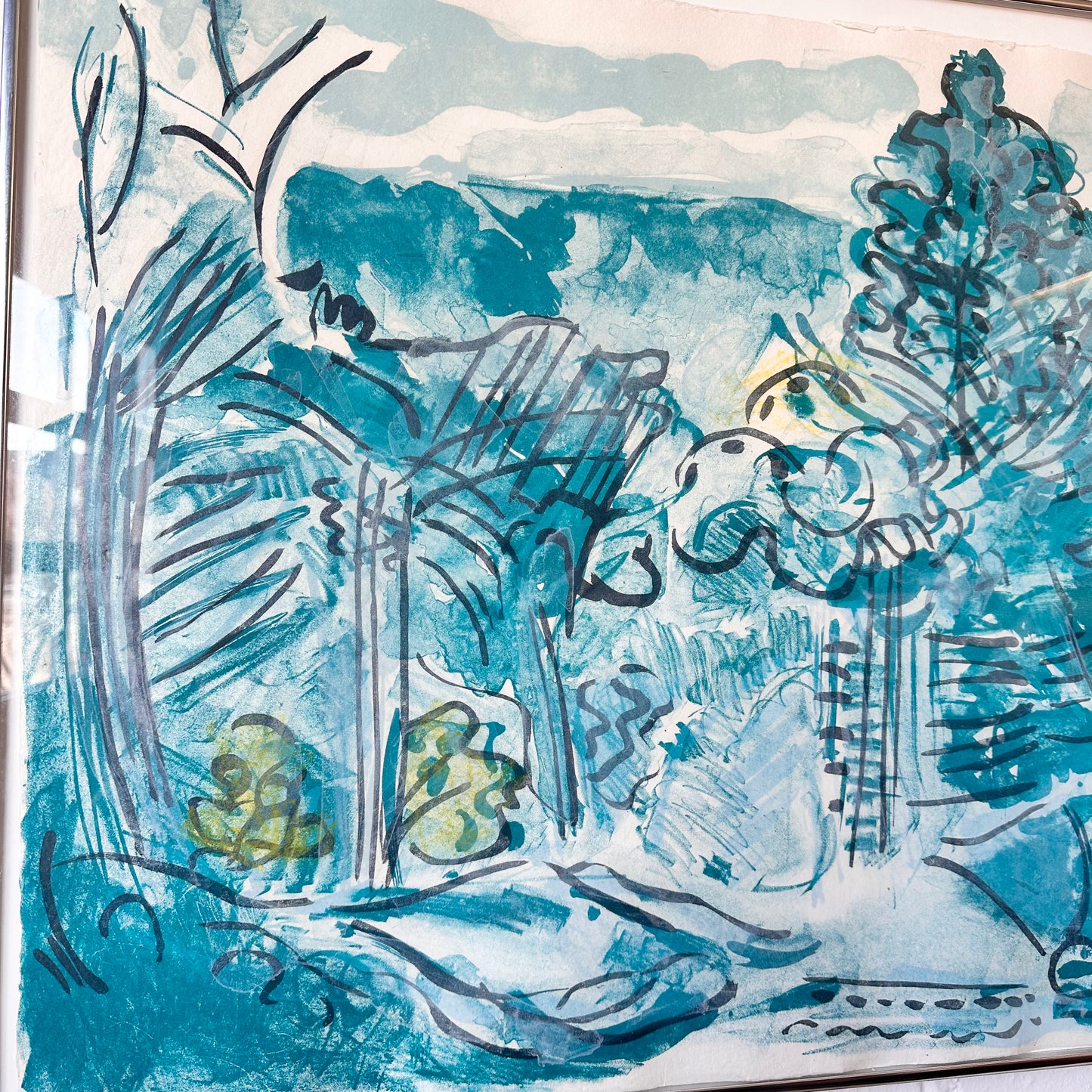 NUMBERED LITHOGRAPH BY BARBARA BALLACHEY, FRAMED