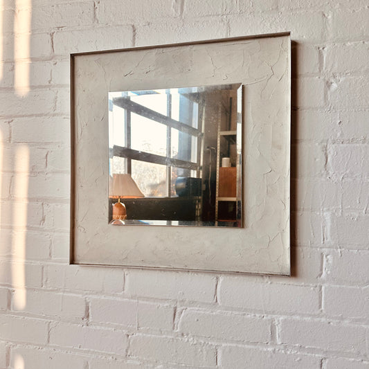 MODERNIST PLASTER & MIRROR WALL ART BY MATTEO RANDI