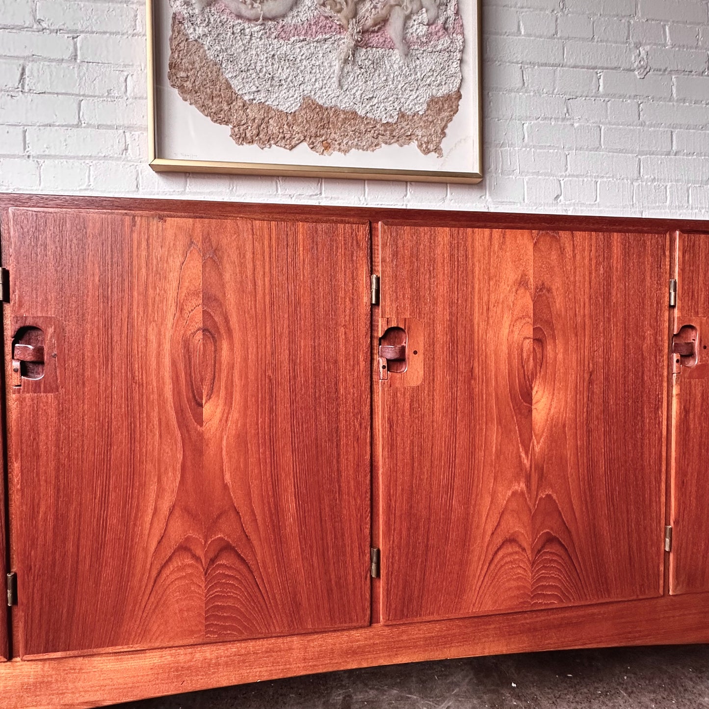 LARGE TEAK CABINET BY HARRY OSTERGAARD FOR RANDERS MOBELFABRIK