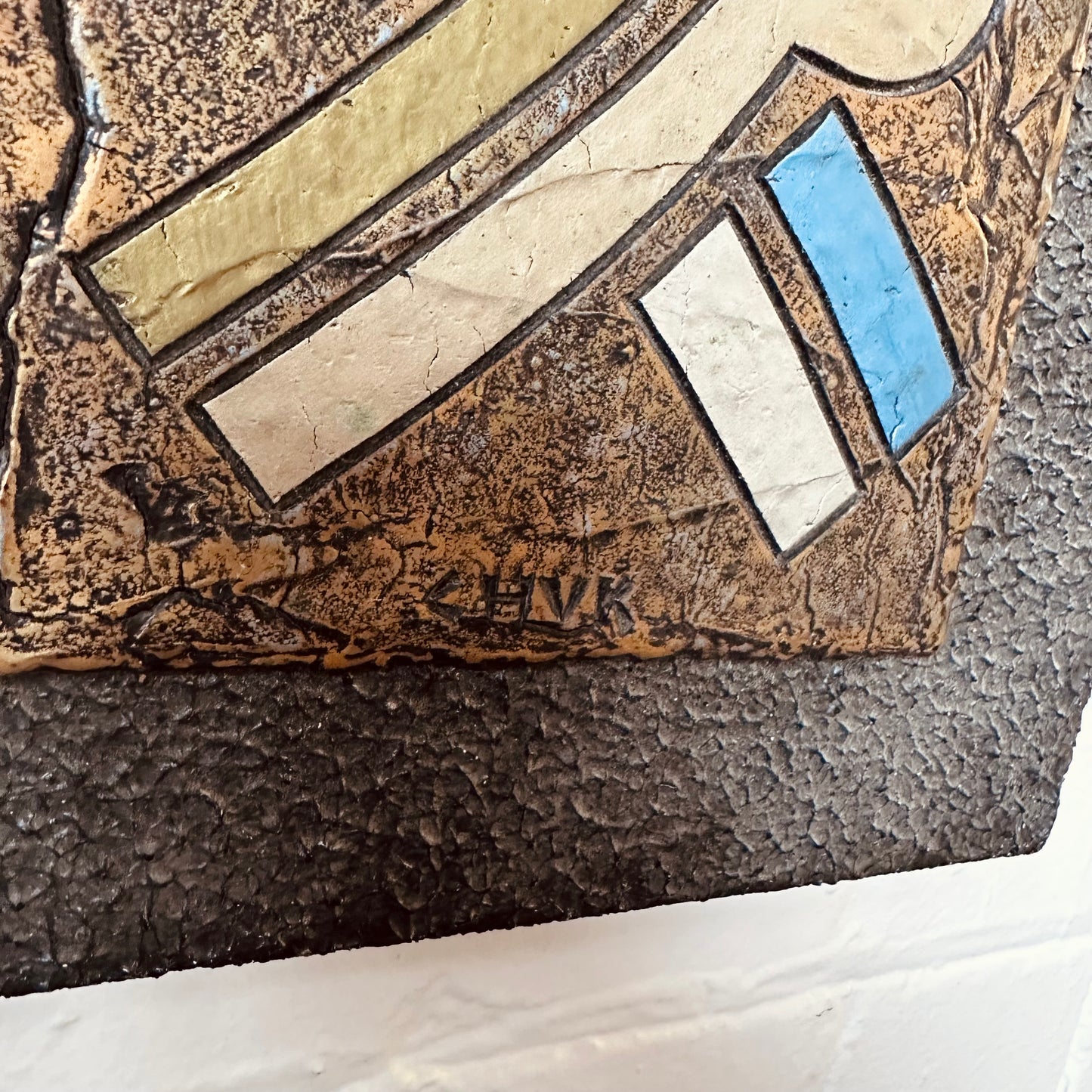 CHUCK MORRIS 1976 MEXICAN RELIEF ART