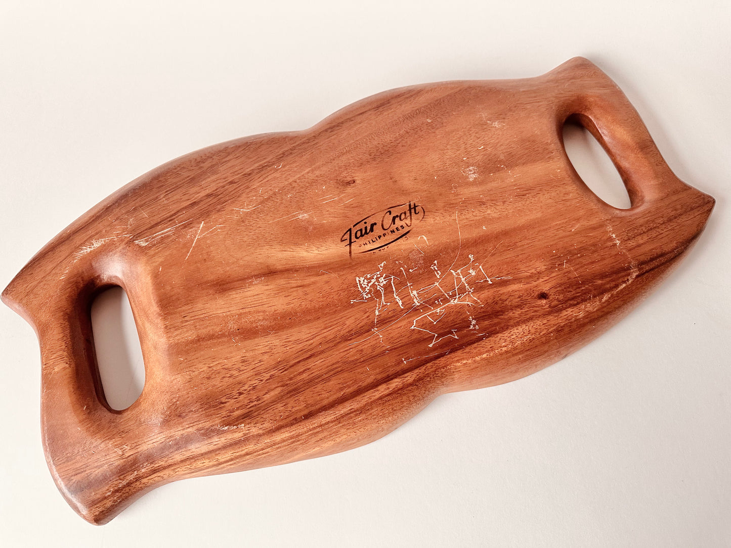 MCM TEAKWOOD SERVING TRAY