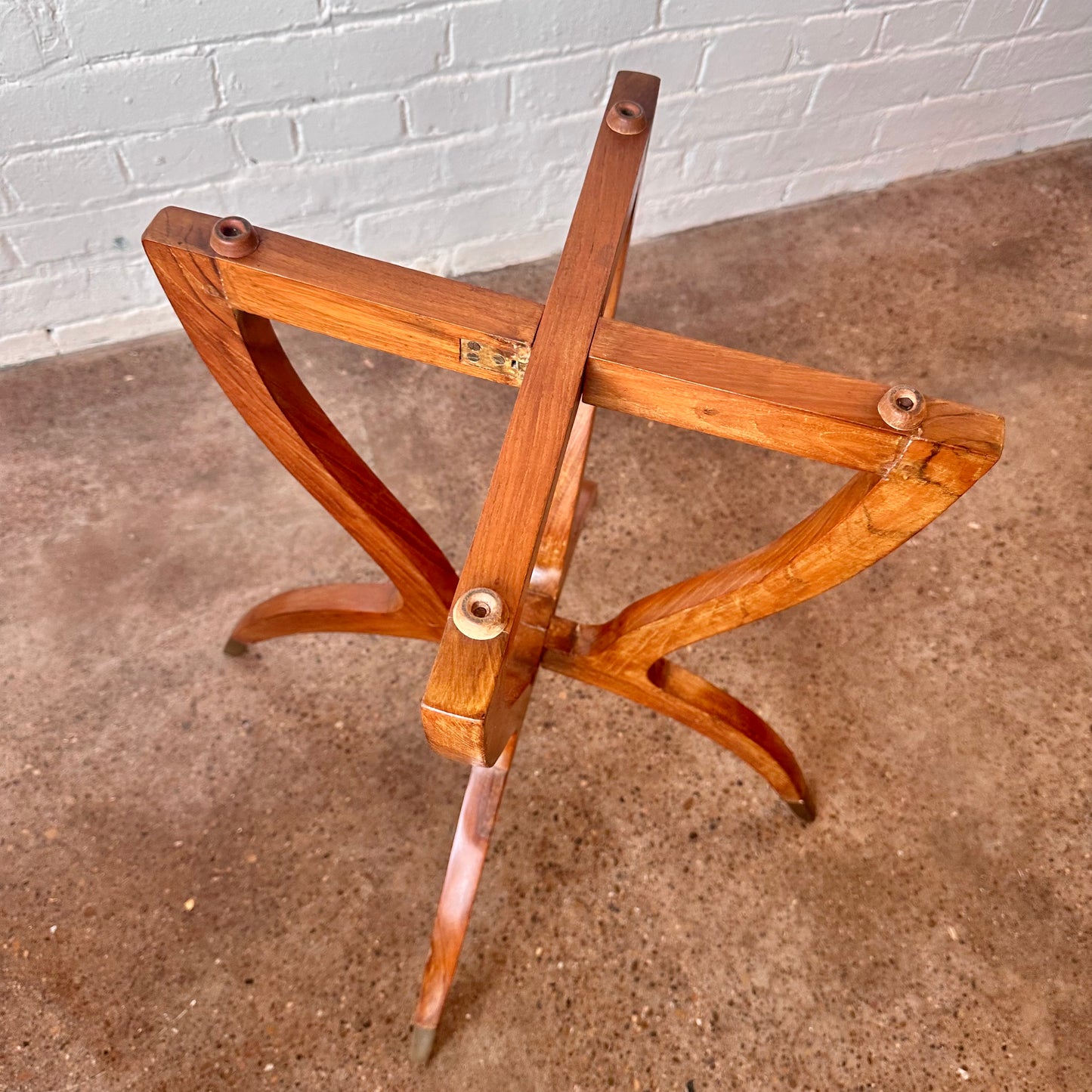 MOROCCAN BRASS TRAY SIDE TABLE