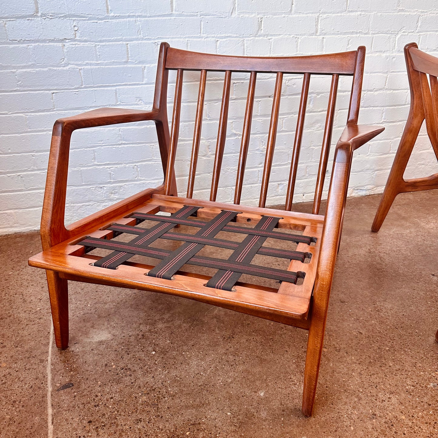 RESTORED LAWRENCE PEABODY ACCENT CHAIRS - PAIR