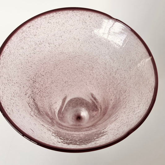 MODERNIST AMETHYST PURPLE BUBBLE VASE