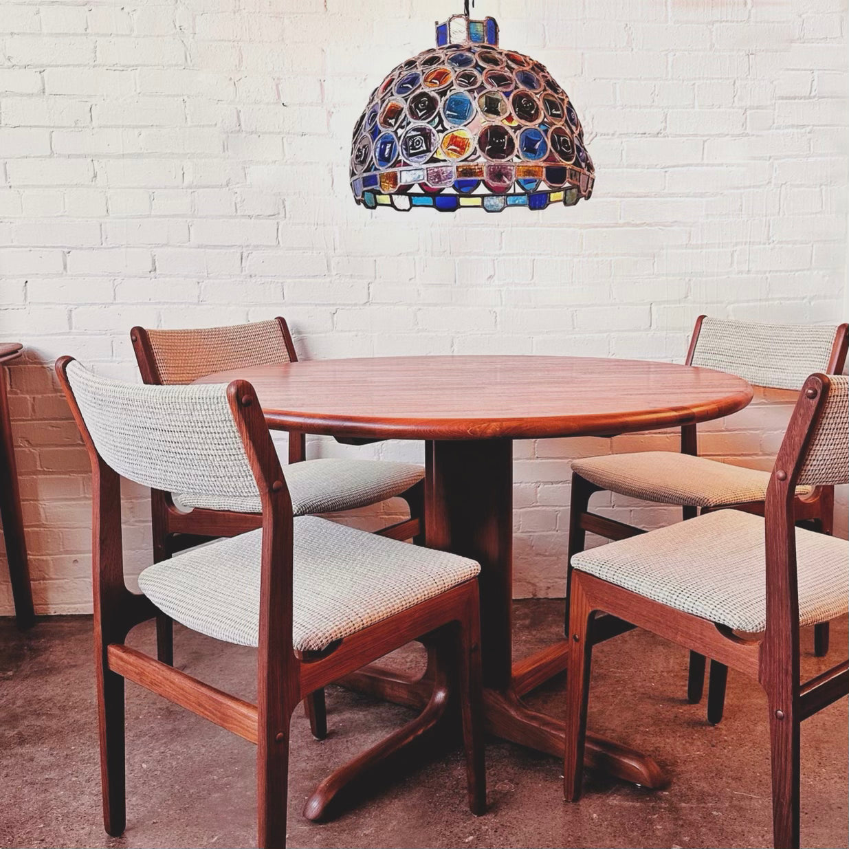 RESTORED TEAK DINETTE TABLE BY SUN FURNITURE