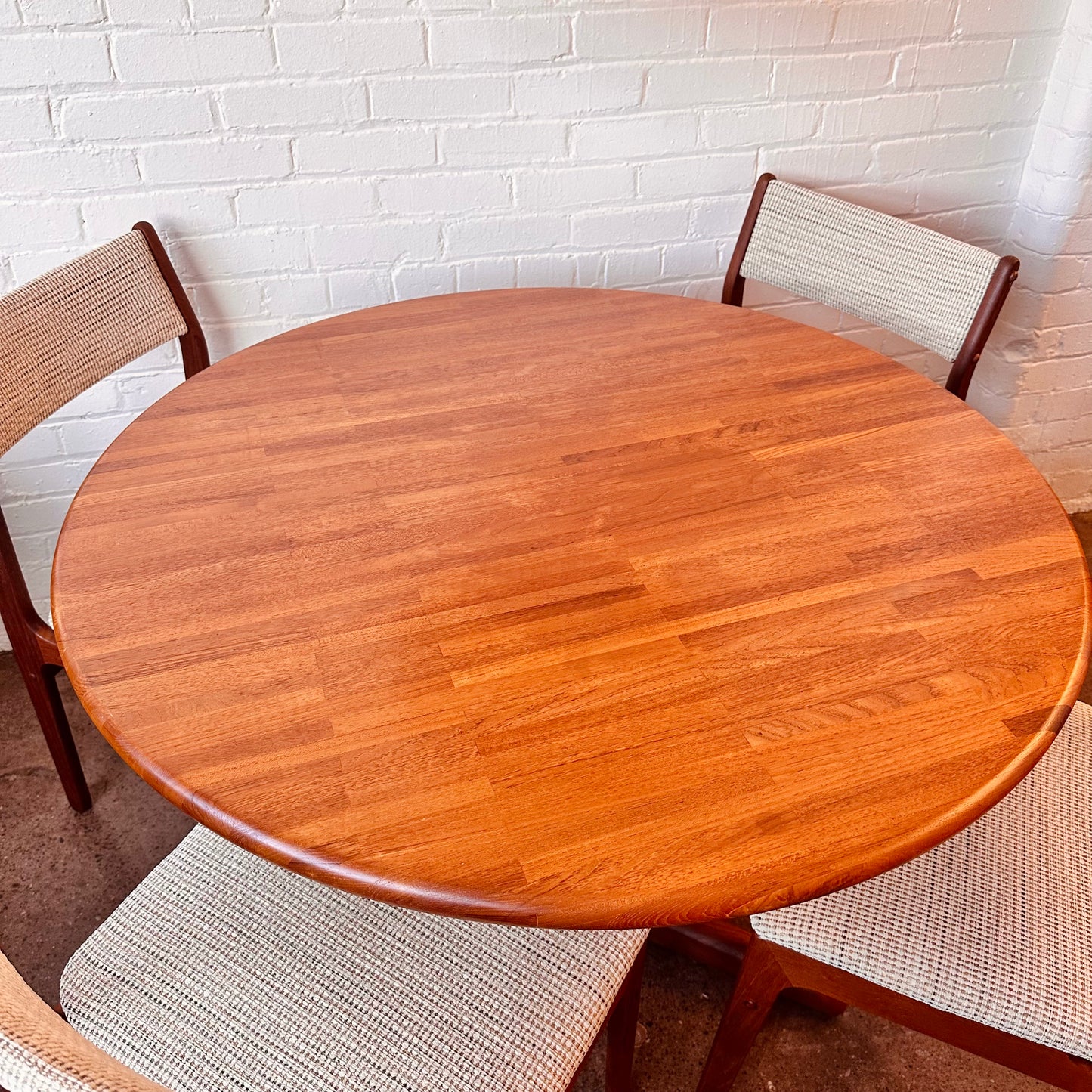 RESTORED TEAK DINETTE TABLE BY SUN FURNITURE