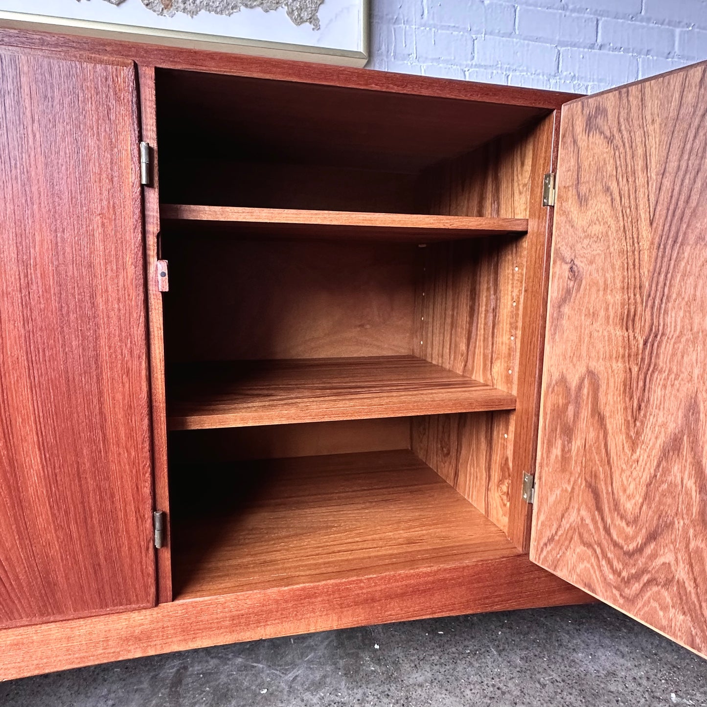 LARGE TEAK CABINET BY HARRY OSTERGAARD FOR RANDERS MOBELFABRIK