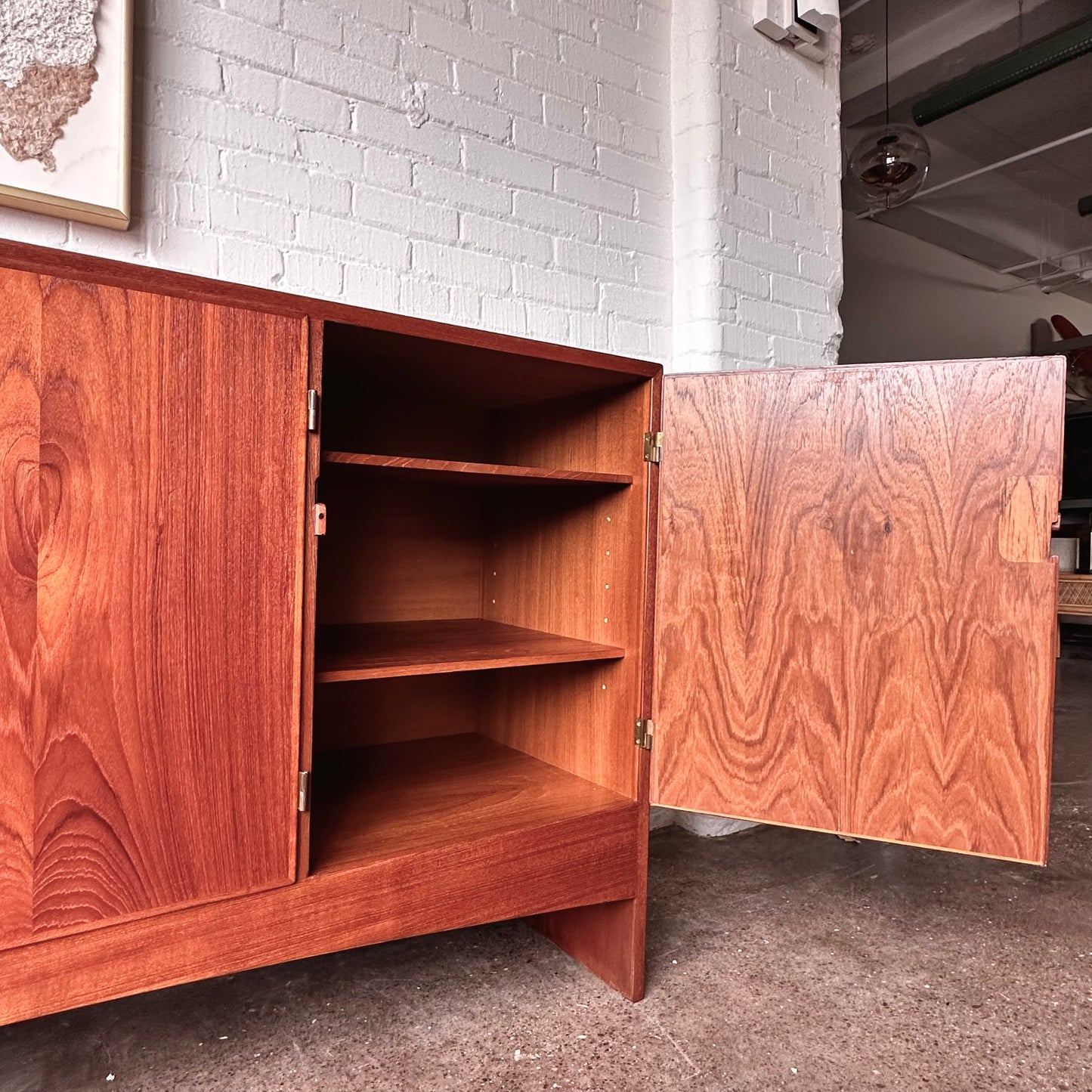 LARGE TEAK CABINET BY HARRY OSTERGAARD FOR RANDERS MOBELFABRIK