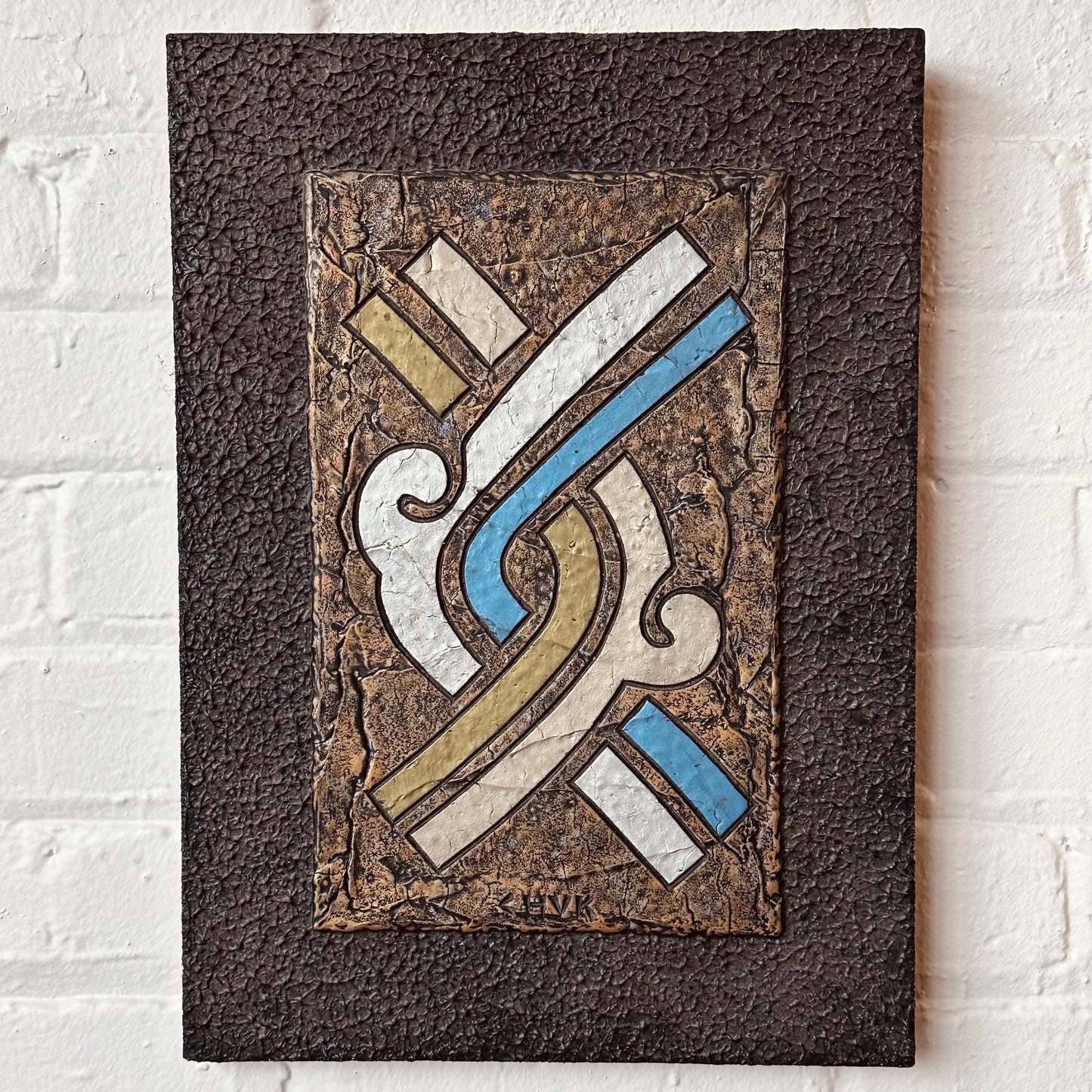 CHUCK MORRIS 1976 MEXICAN RELIEF ART