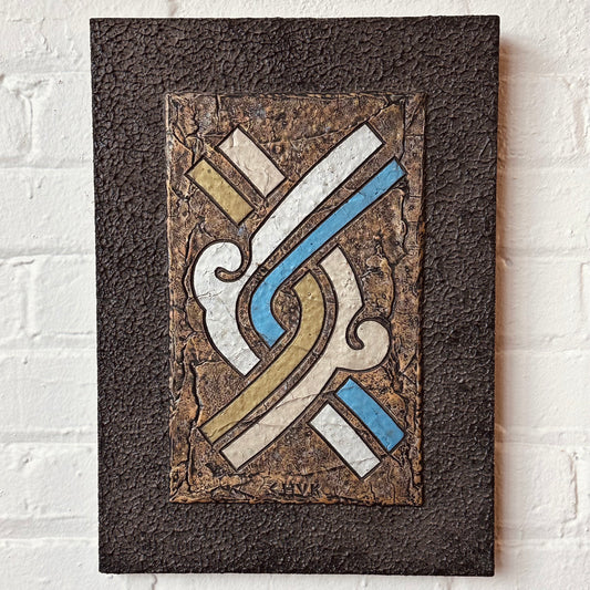 CHUCK MORRIS 1976 MEXICAN RELIEF ART
