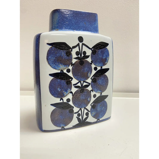 DANISH FAJANCE VASE BY GRETHE HELLAND HANSEN FOR ROYAL COPENHAGEN