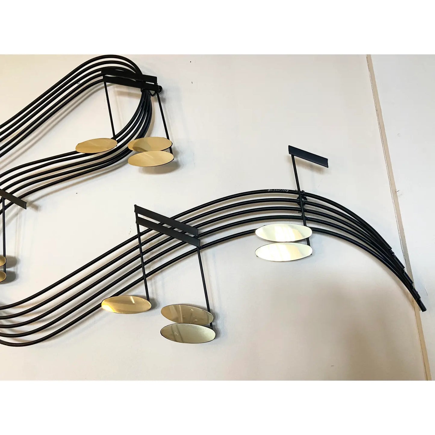 1980'S CURTIS JERE JAZZ MUSICAL METAL WALL ART