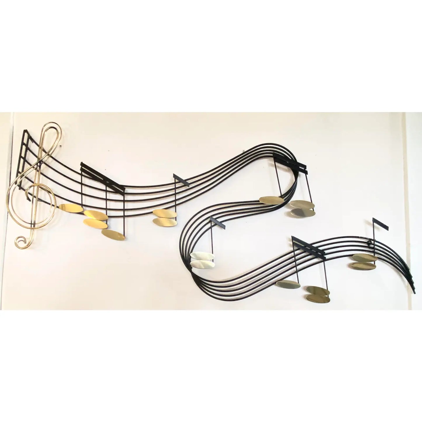 1980'S CURTIS JERE JAZZ MUSICAL METAL WALL ART