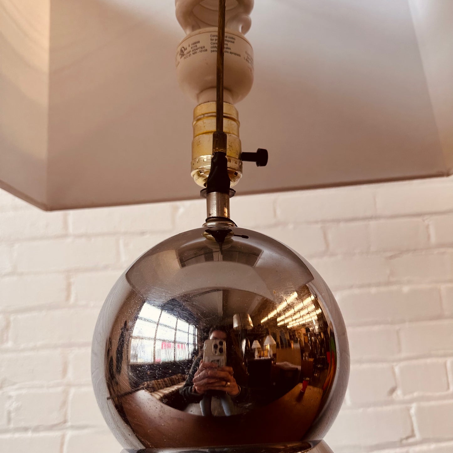 CHROME BALL LAMP IN GEORGE KOVACS STYLE