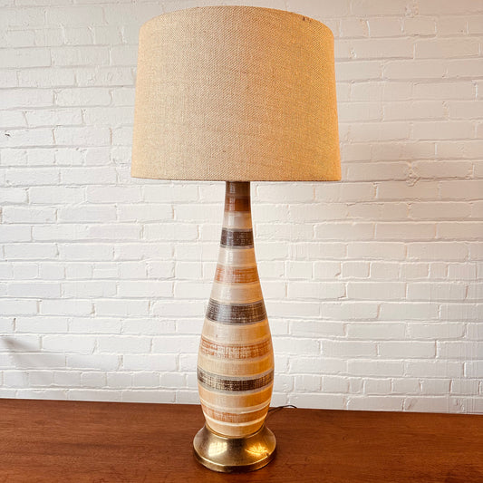 BITOSSI MCM STRIPED CERAMIC TABLE LAMP