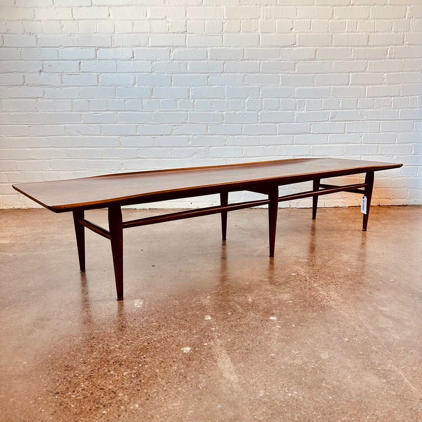 BLACK WALNUT SURFBOARD-INSPIRED COFFEE TABLE