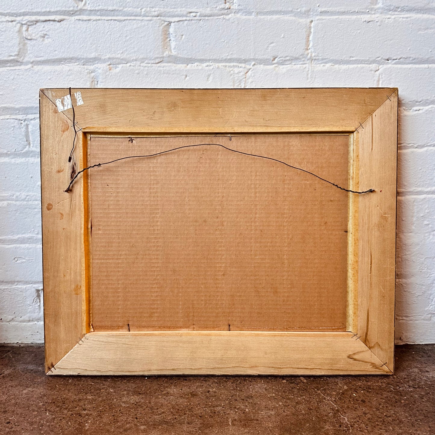 ORIGINAL 1978 GLASS PAINTING BY FASILI J FARKAVEC