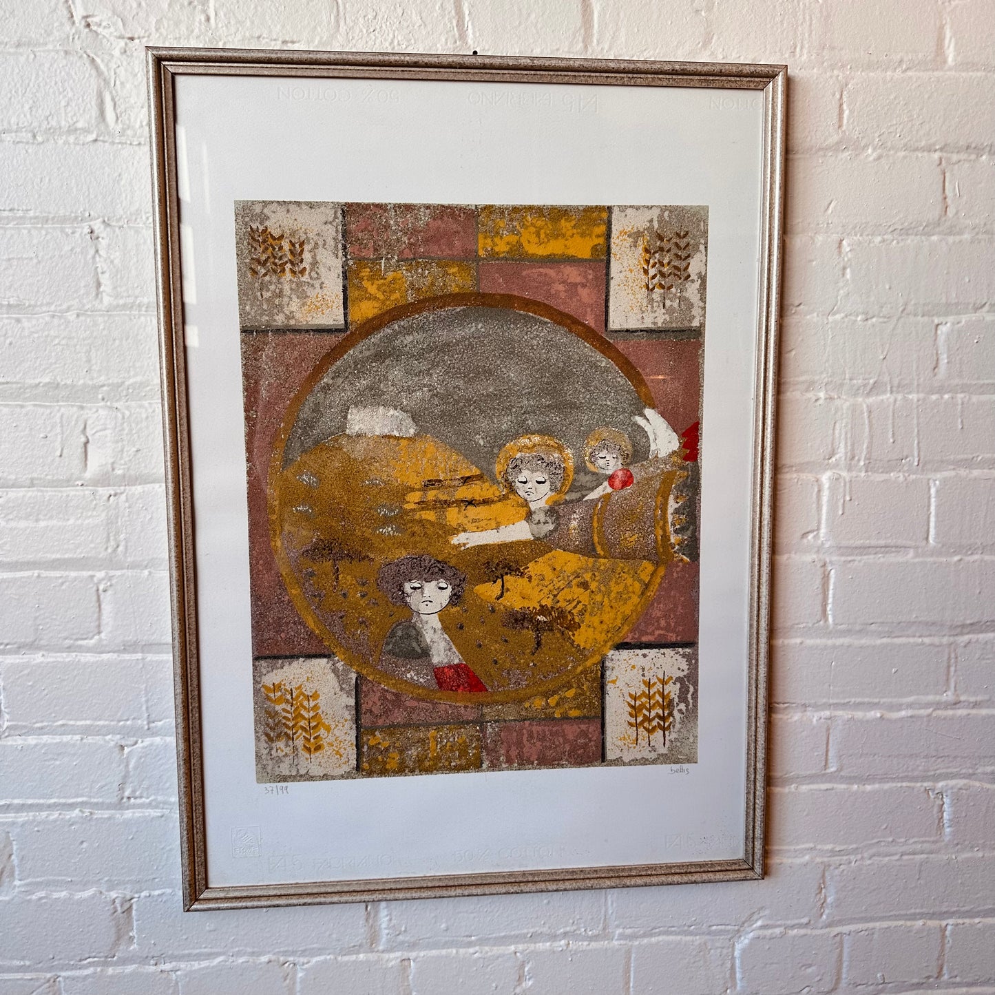 GIANCARLO BETTIS "MURA IN ROVINA 37/99" ART PIECE