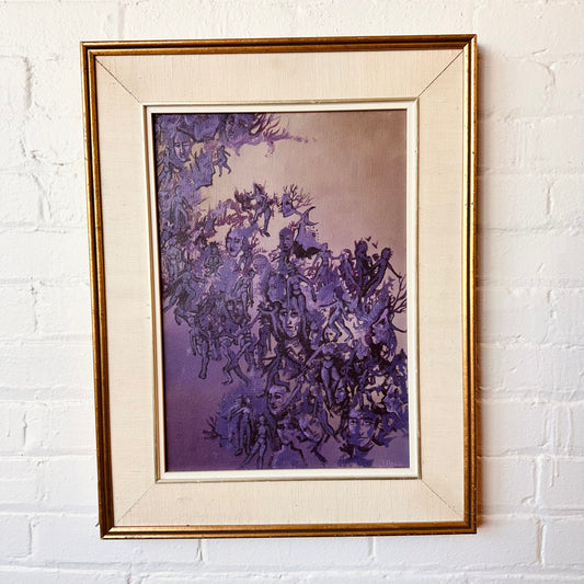 ARTWORK ON HARDBOARD BY J. BLAIR