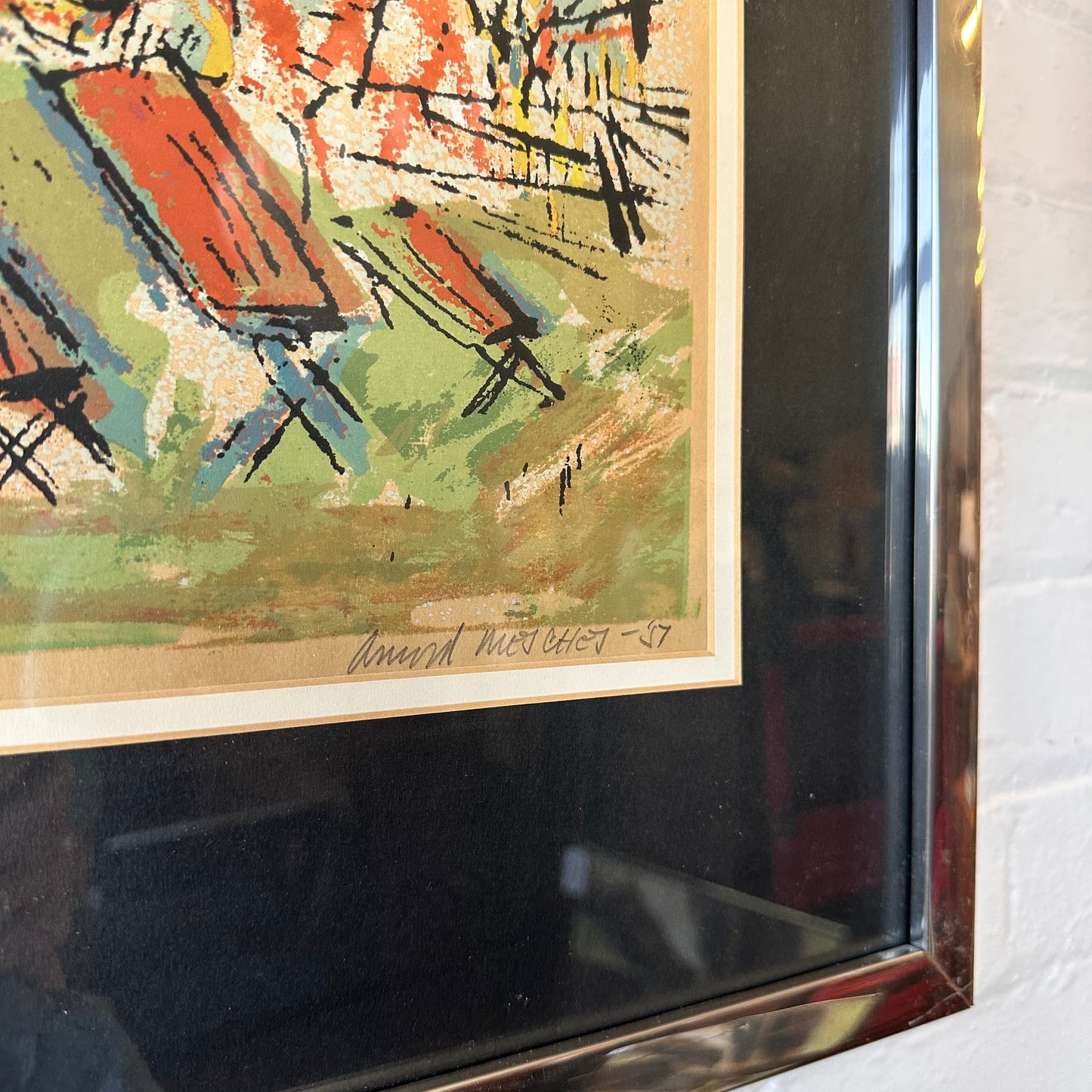 ARNOLD MESCHES “CARNIVAL” 1957 LITHOGRAPH WITH BOOKLET