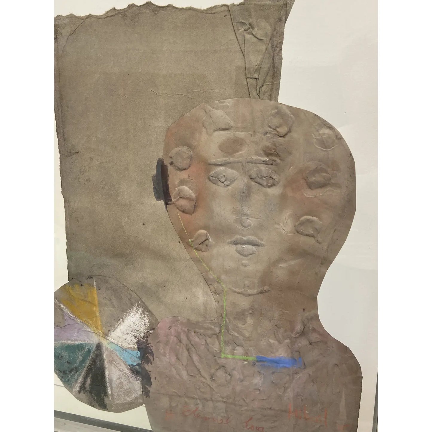 MIHAIL SIMEONOV ABSTRACT INTIGLIO MIXED MEDIA ART
