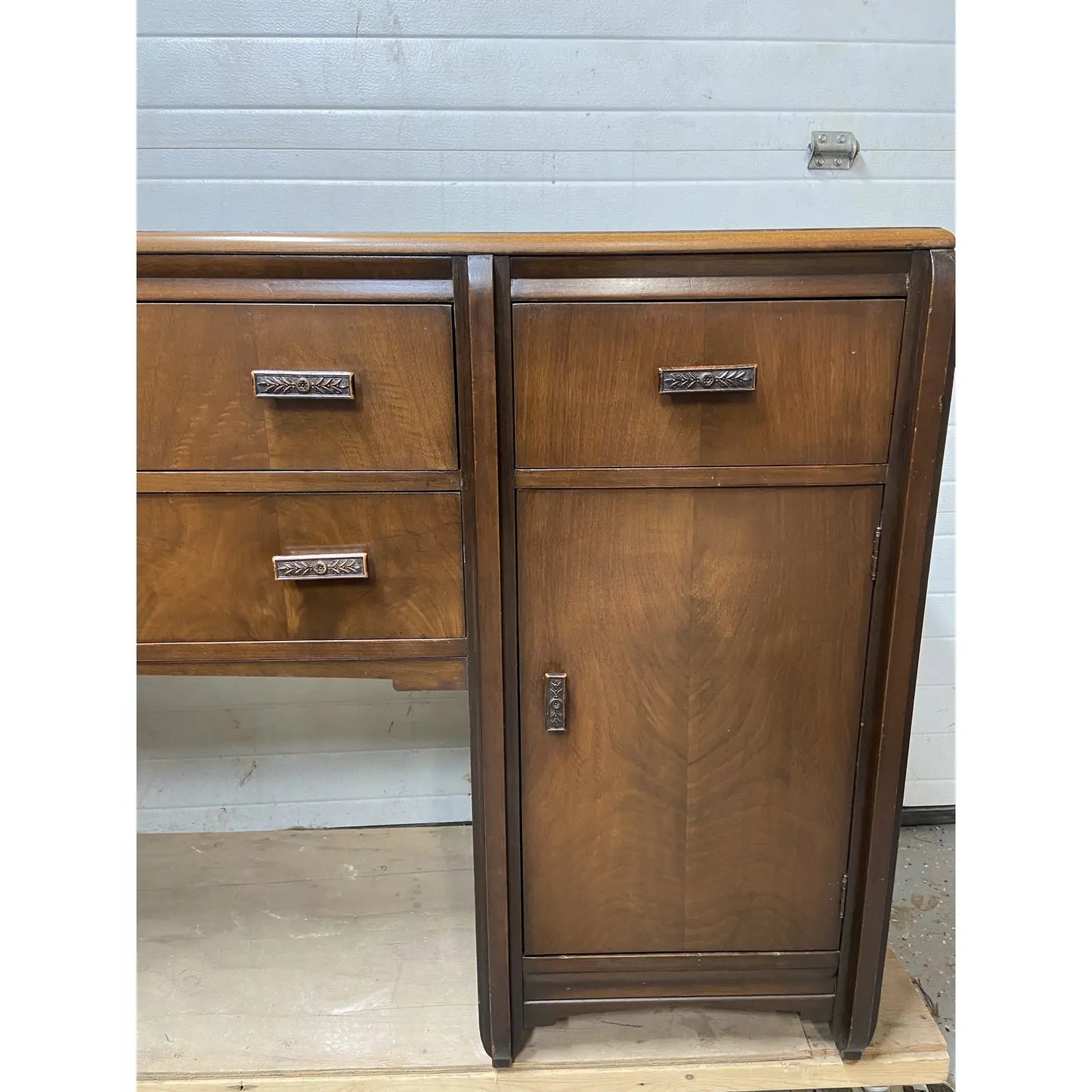 ART DECO RESTORED WALNUT BUFFET SERVER