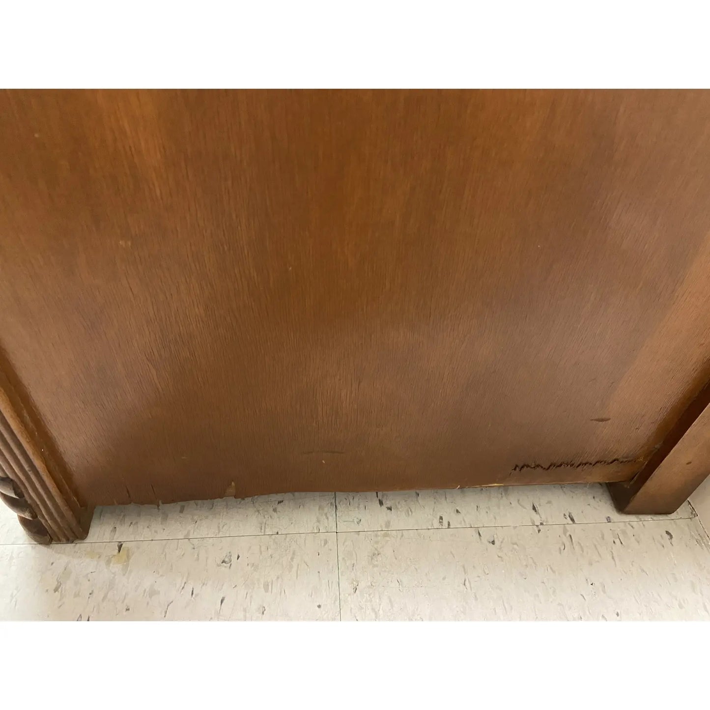 RESTORED ART DECO WATERFALL SIDEBOARD