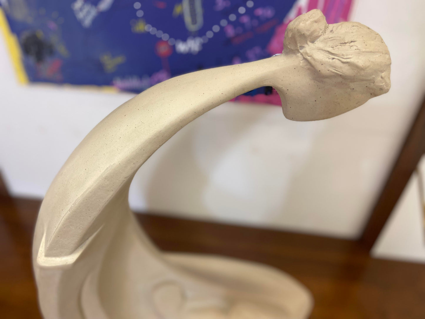1980 AUSTIN PRODUCTIONS CERAMIC MOTHER & CHILD SCULPTURE