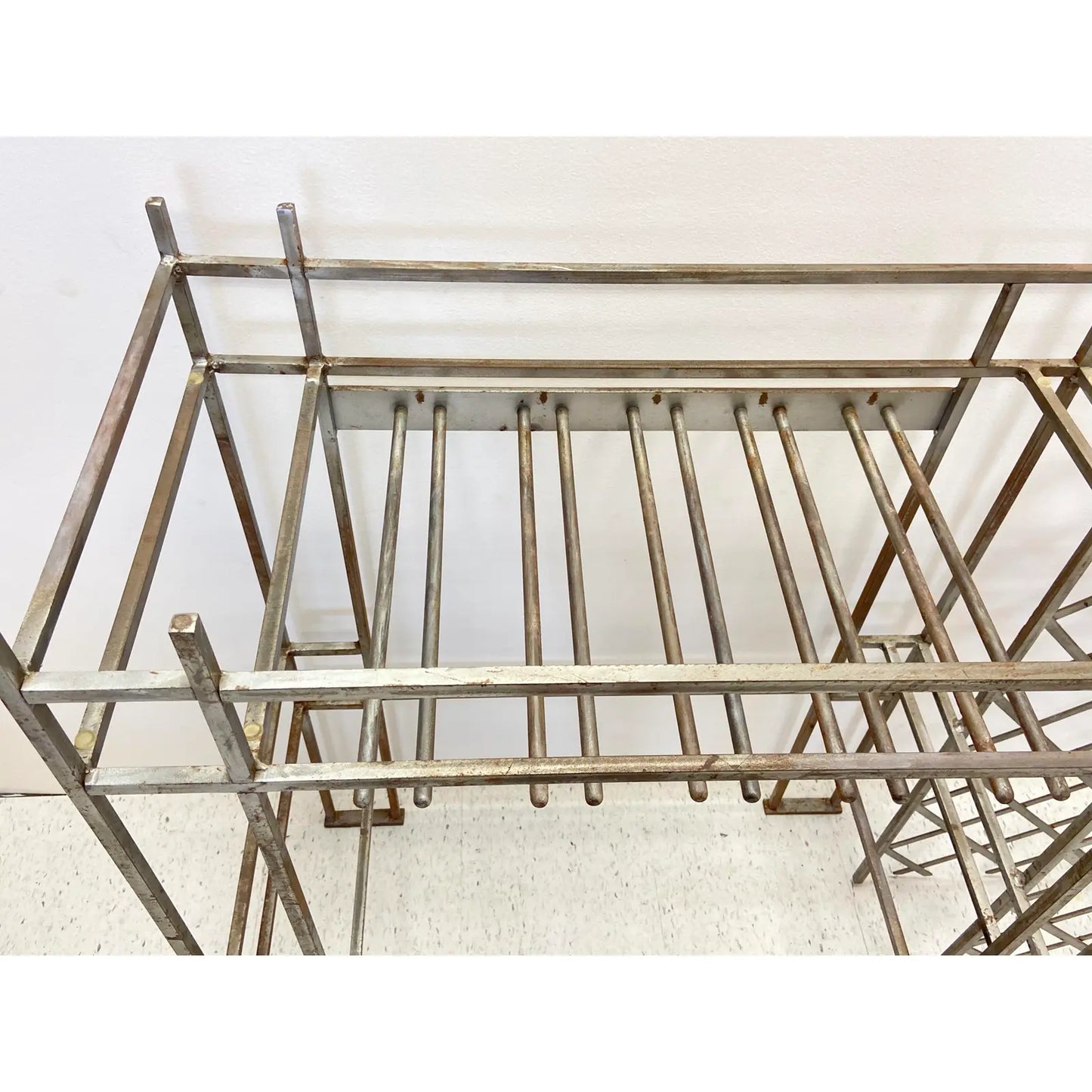 CUSTOM INDUSTRIAL STEEL BAR & WINE RACK