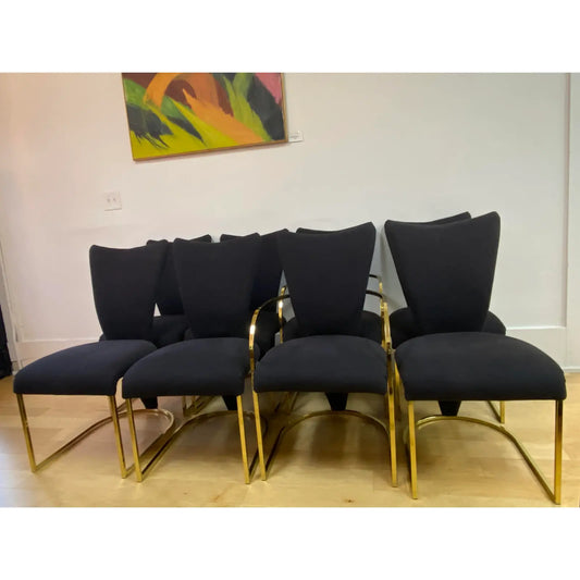 SET OF 8 DINING CHAIRS BY DESIGN INSTITUTE OF AMERICA