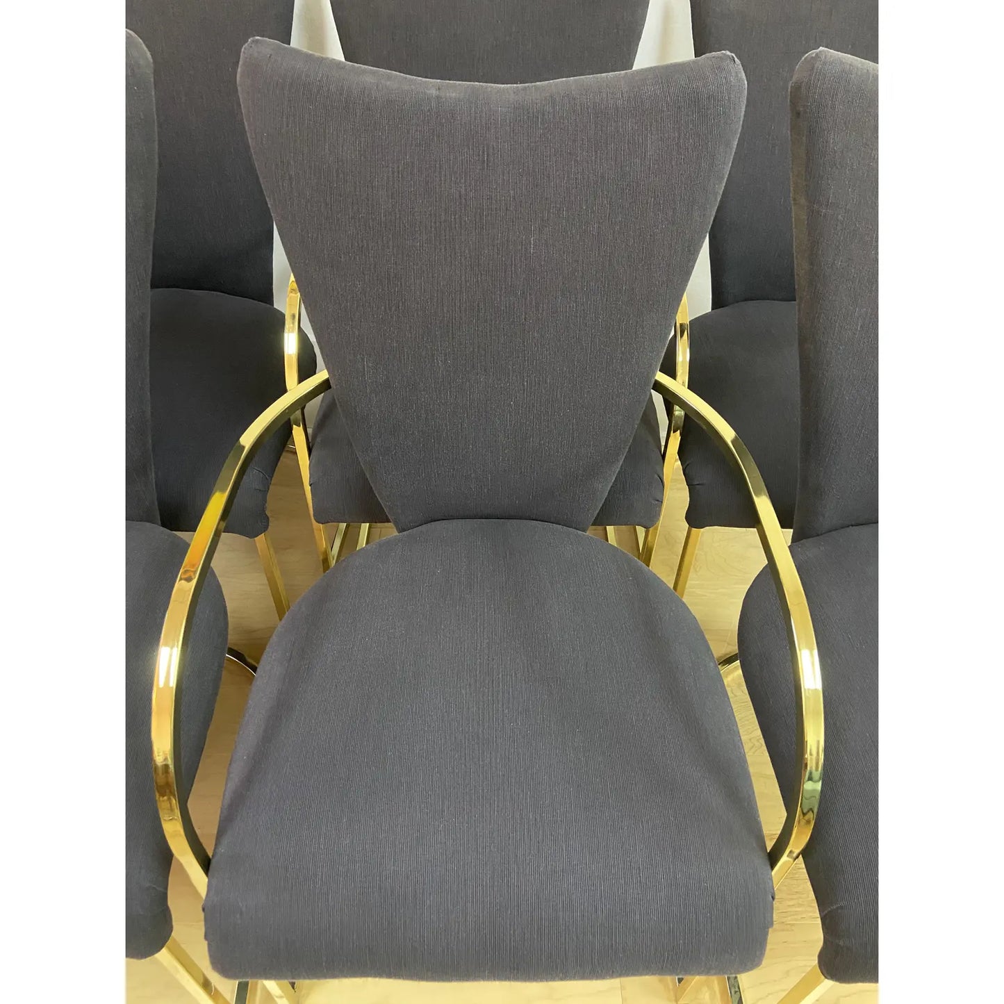 SET OF 8 DINING CHAIRS BY DESIGN INSTITUTE OF AMERICA