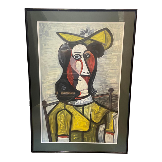PICASSO LITHOGRAPH "PORTRAIT DE FEMME AU CHAPEAU"