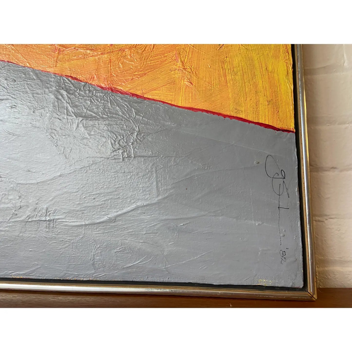 1982 COLORADO HIGHWAY PAINTING BY GEORGE SANDERS