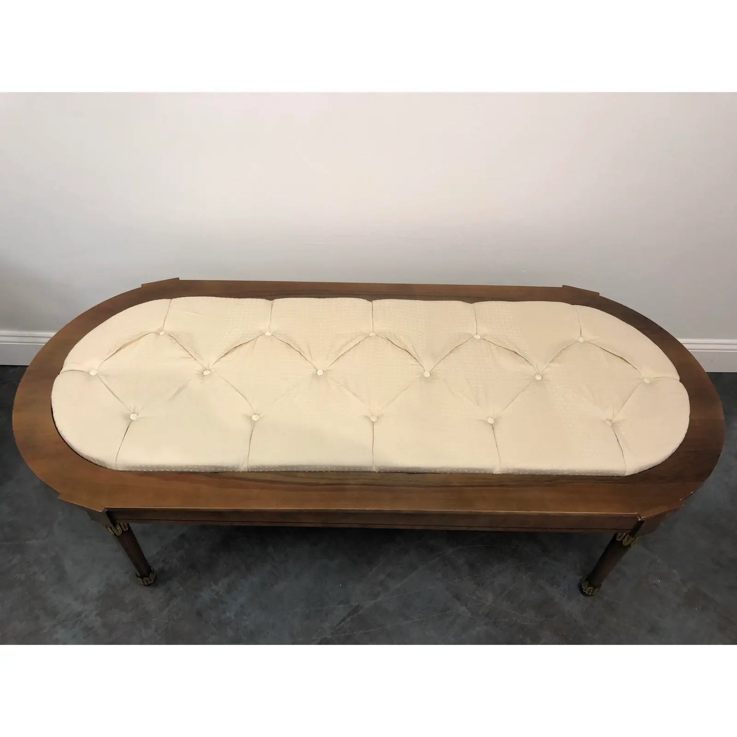 CONVERTIBLE COFFEE TABLE TO BENCH IN HOLLYWOOD REGENCY STYLE