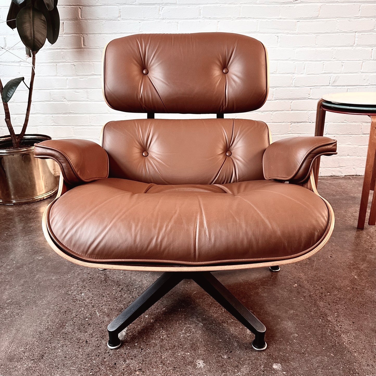 50TH ANNIVERSARY EAMES LOUNGE CHAIR & OTTOMAN SET