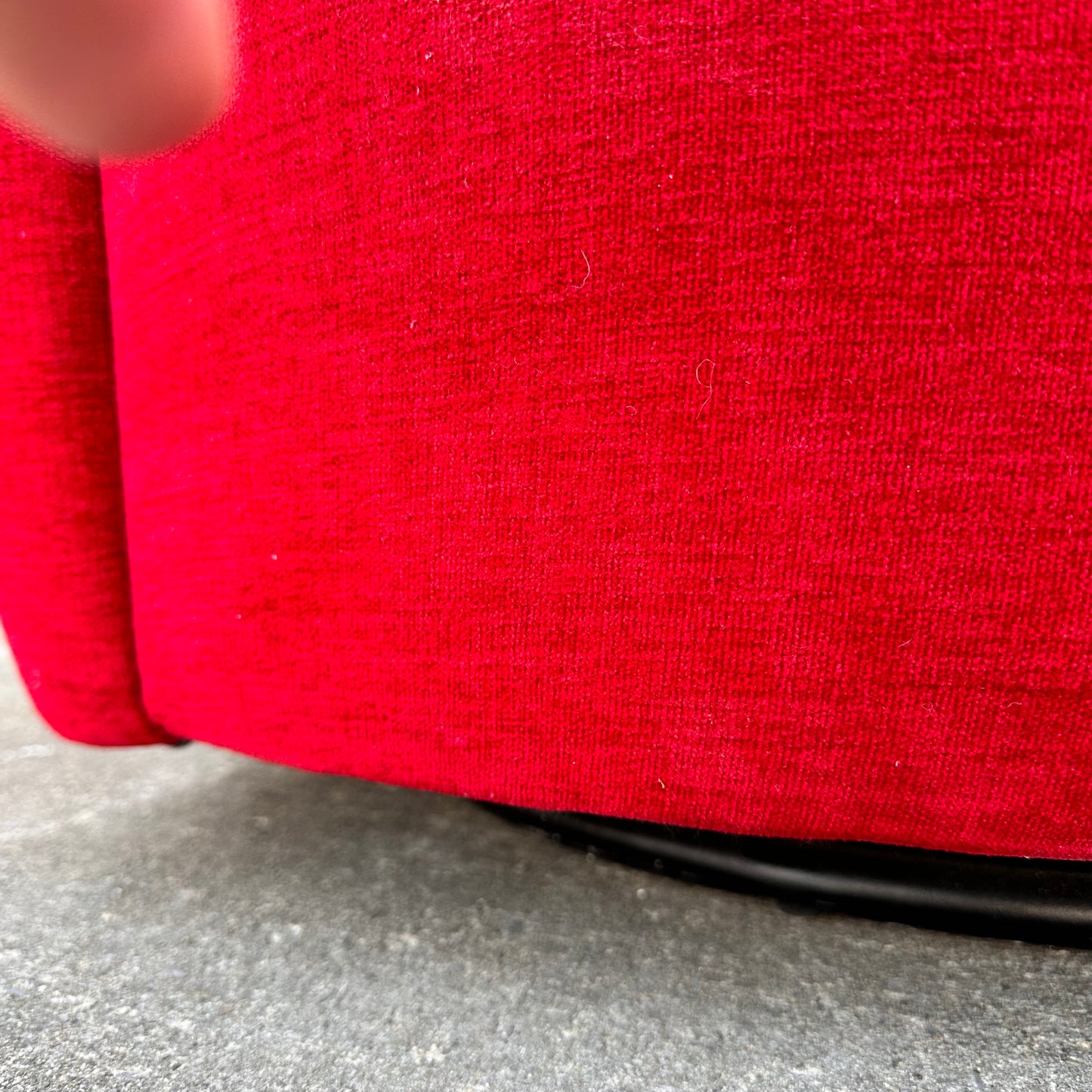 LIPSTICK RED SWIVEL CHAIRS FROM DIRECTIONAL - PAIR