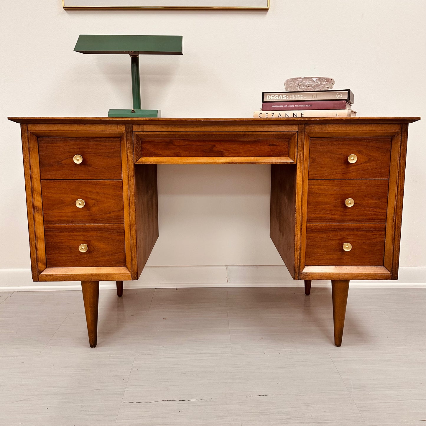 RESTORED MADDOX JAMESTOWN WALNUT WRITING DESK