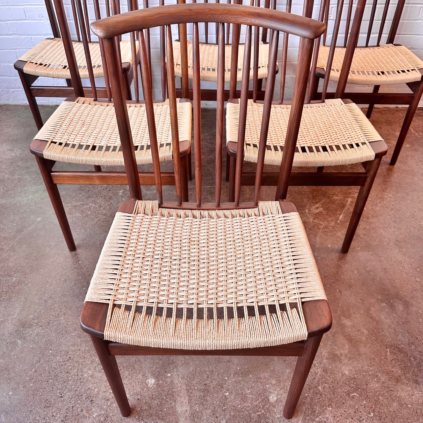 SYLVE STENQUIST FOR DUX DINING CHAIRS, 1950'S - SET OF 6
