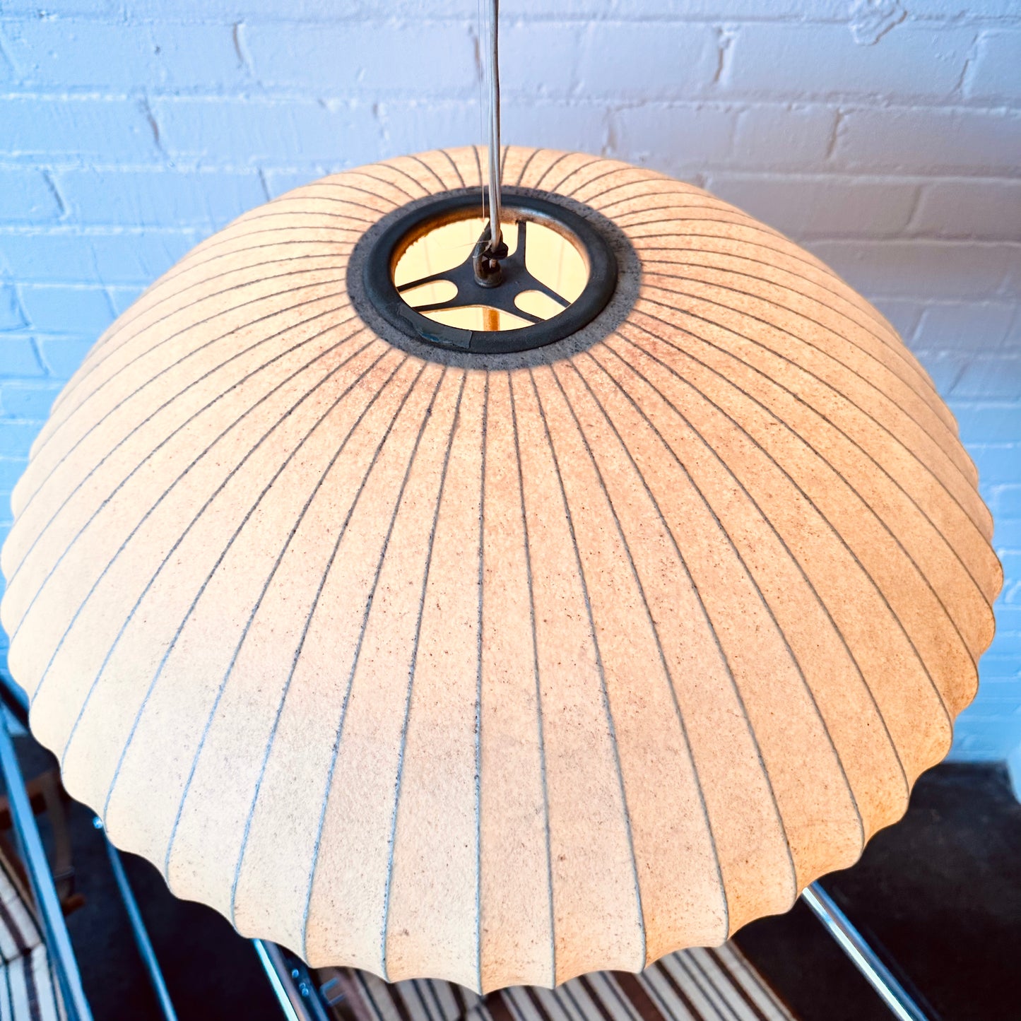 GEORGE NELSON BUBBLE SAUCER SWAG LIGHT FOR HOWARD MILLER
