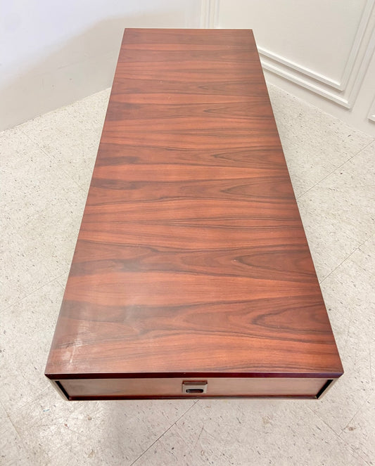 DANISH ROSEWOOD COFFEE TABLE WITH DRAWERS