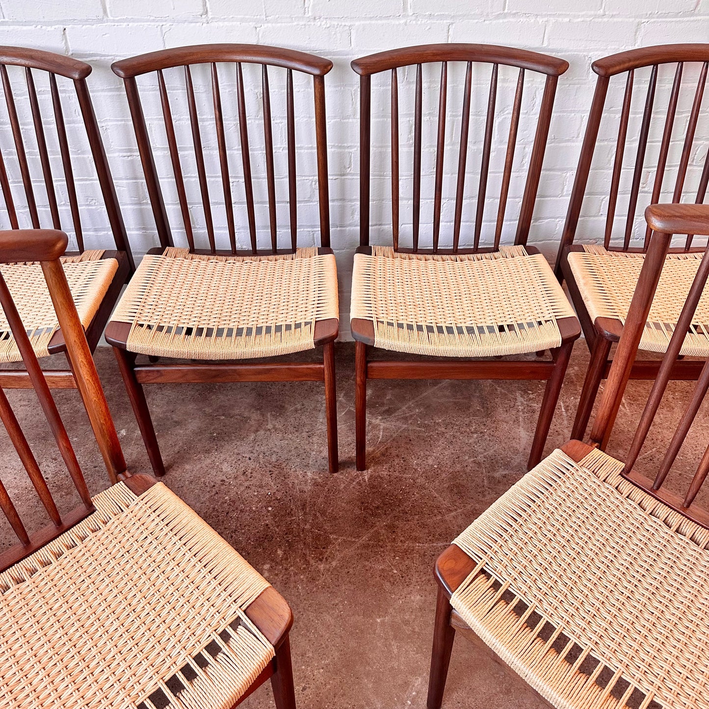 SYLVE STENQUIST FOR DUX DINING CHAIRS, 1950'S - SET OF 6