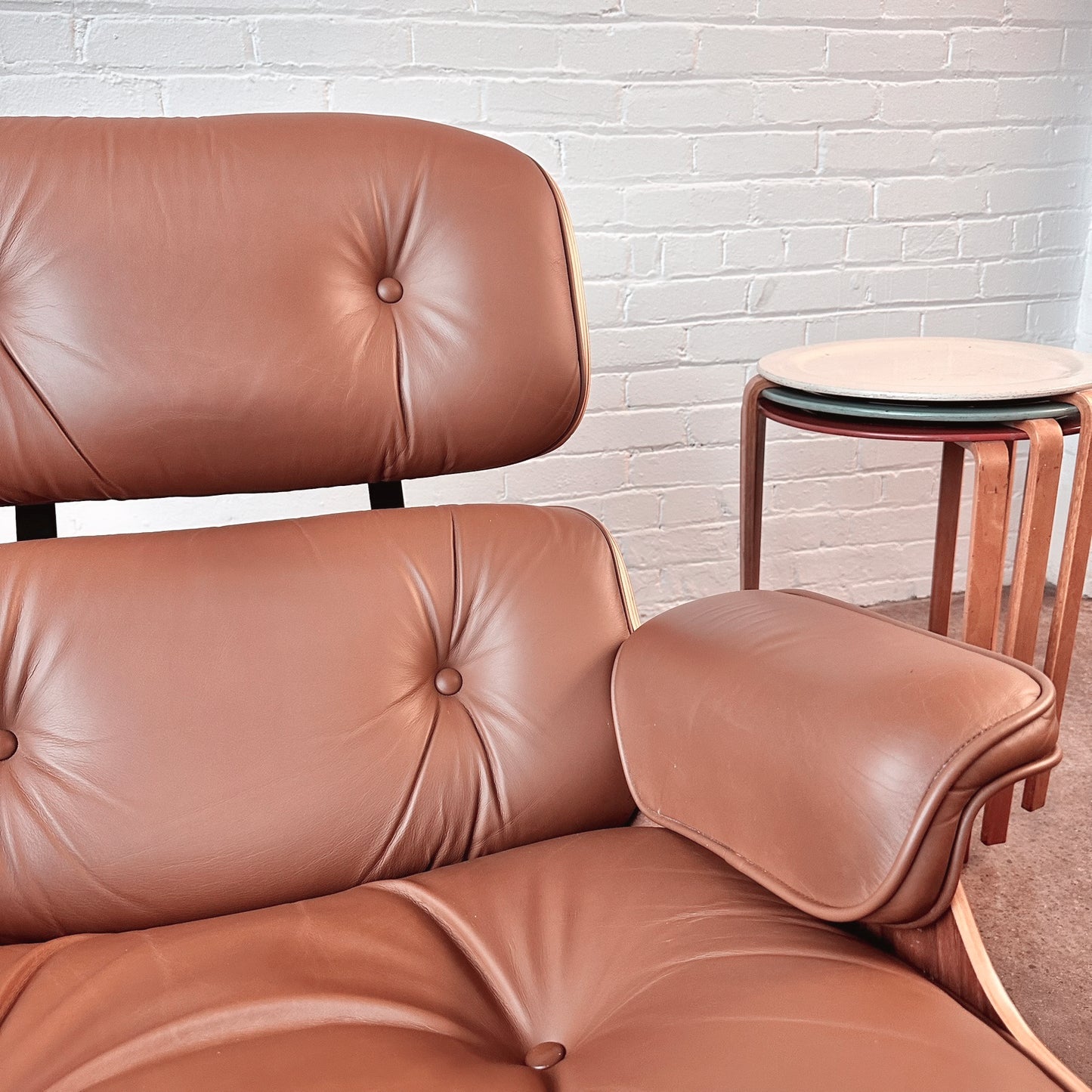 50TH ANNIVERSARY EAMES LOUNGE CHAIR & OTTOMAN SET
