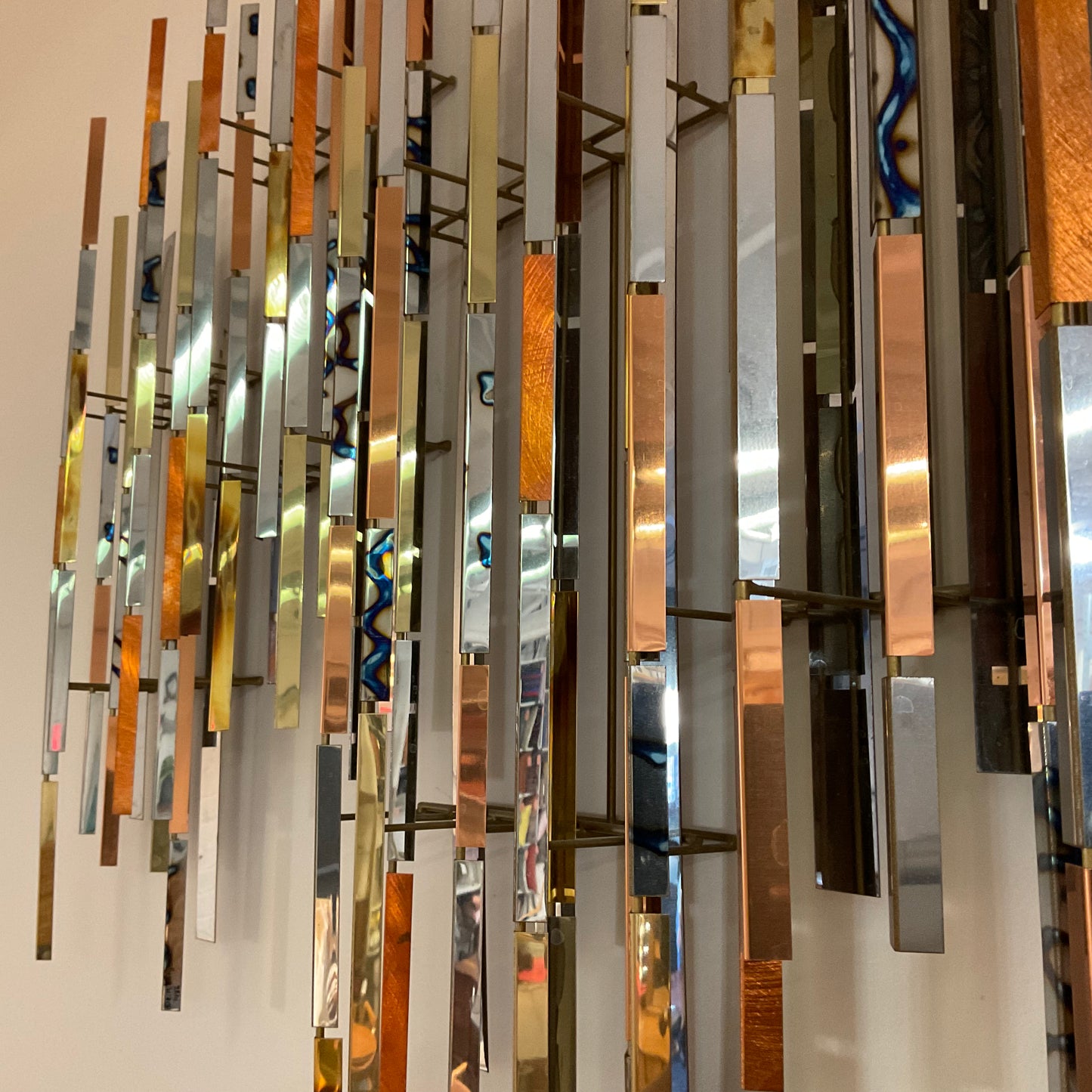 1982 SIGNED METAL WALL SCULPTURE BY RH BERGER