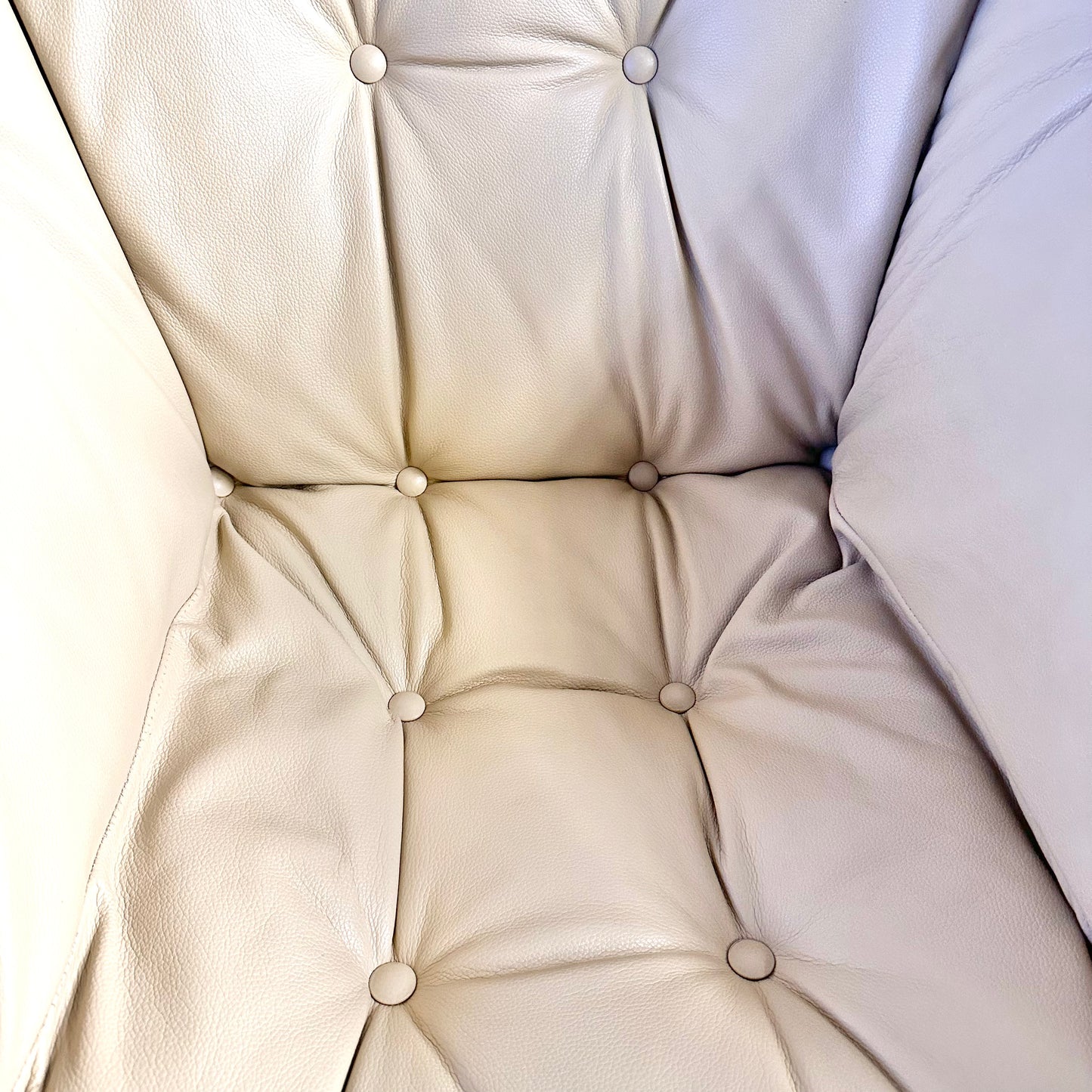 TREGA CHROME & LEATHER SLING CHAIR BY TORMOD ALNAES