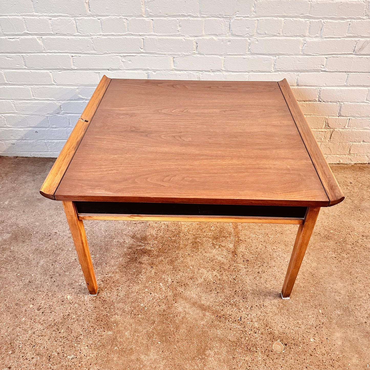 WALNUT LANE SQUARE ASIAN FLAIR COFFEE TABLE