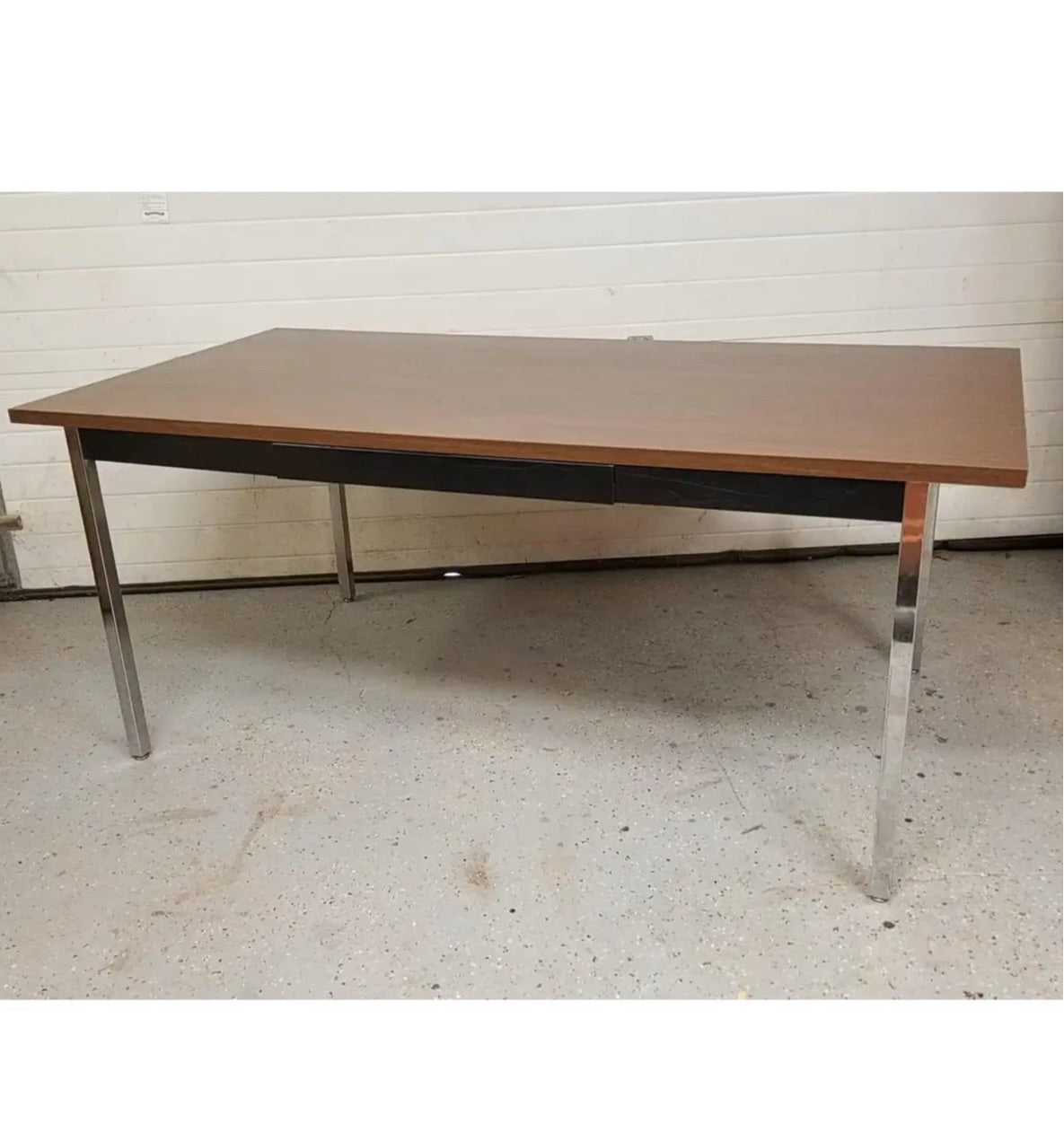 KNOLL 1960S OVERSIZE TANKER DESK BY ART METAL
