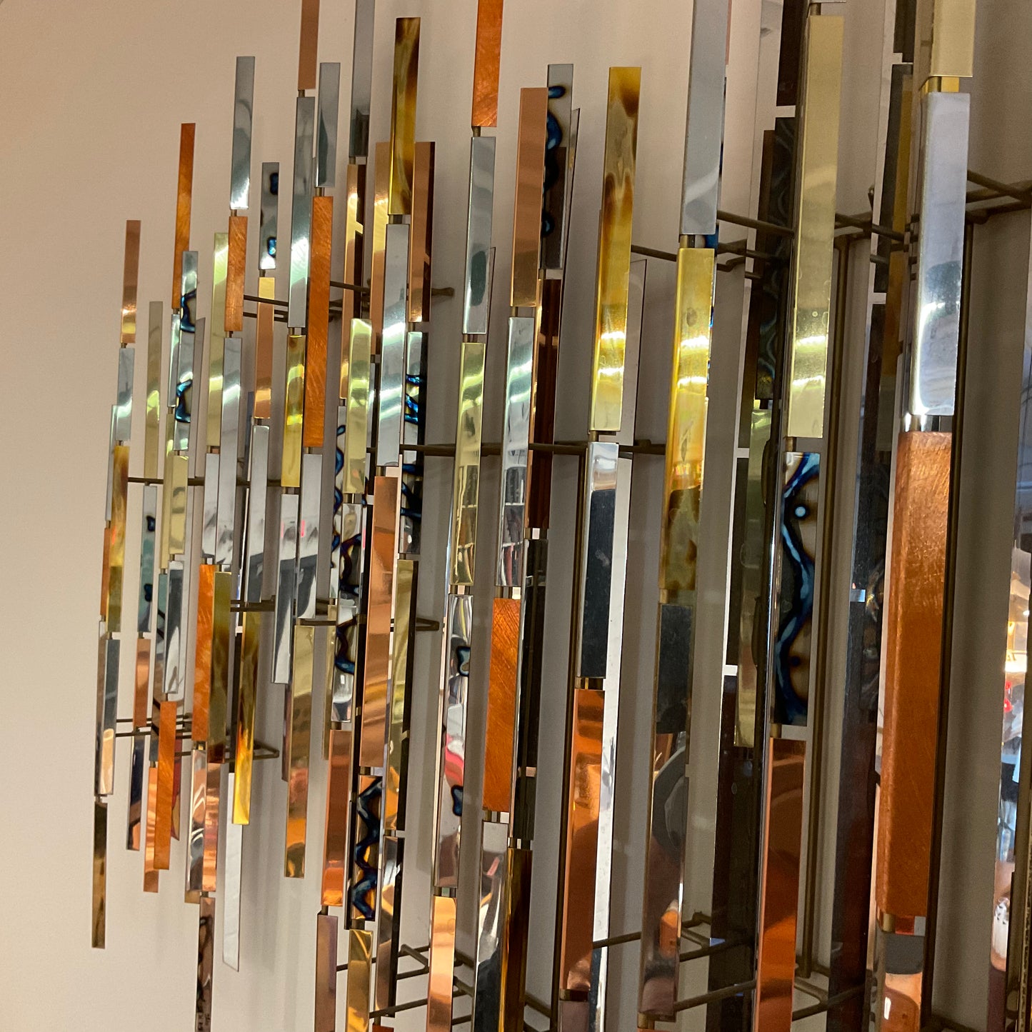 1982 SIGNED METAL WALL SCULPTURE BY RH BERGER