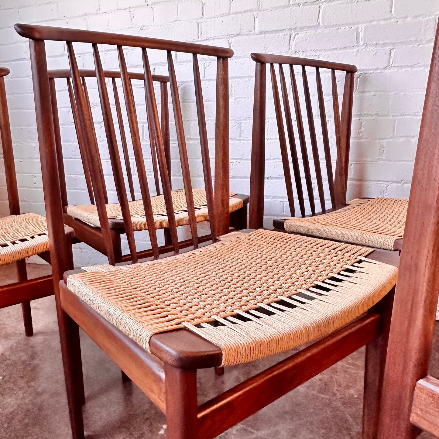 SYLVE STENQUIST FOR DUX DINING CHAIRS, 1950'S - SET OF 6