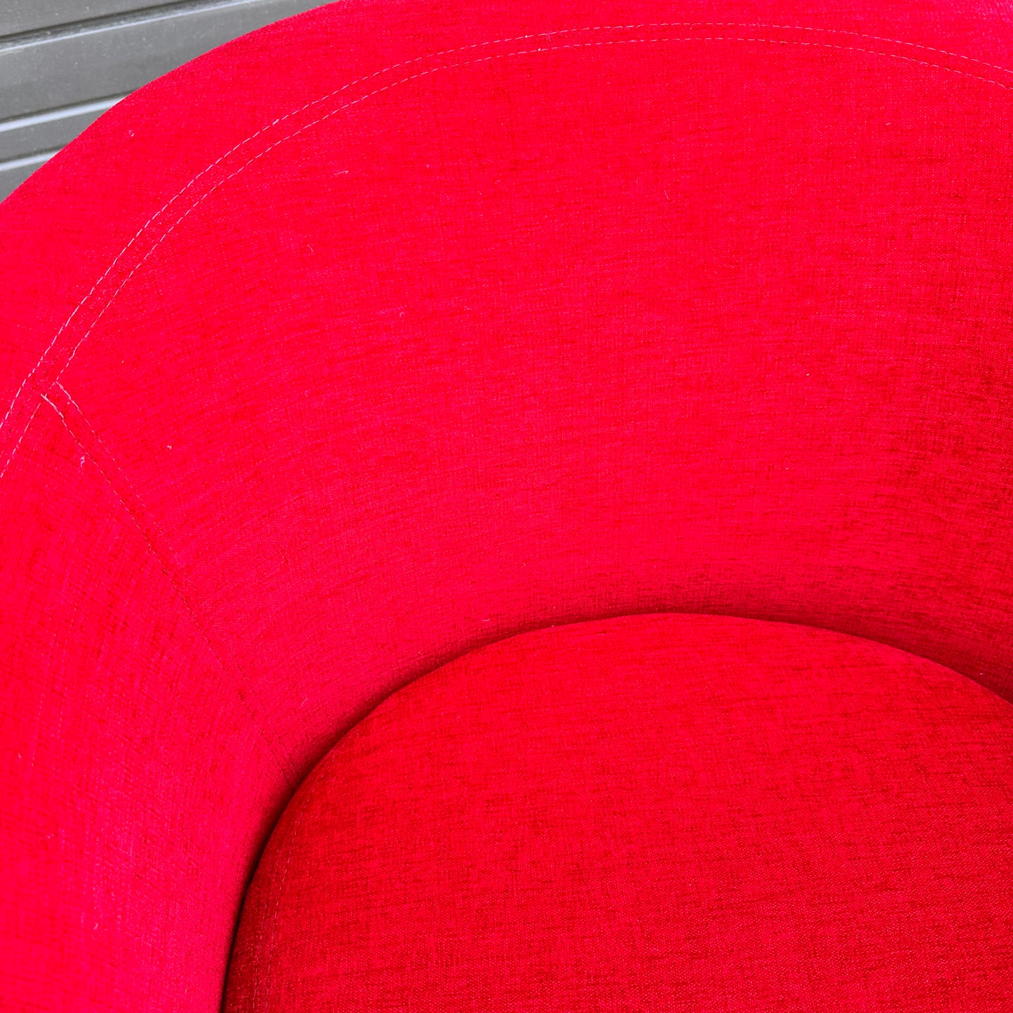 LIPSTICK RED SWIVEL CHAIRS FROM DIRECTIONAL - PAIR